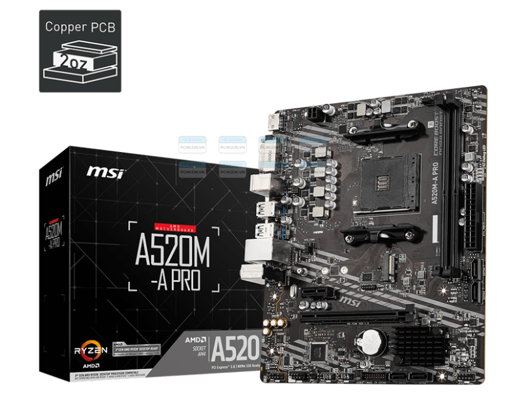 Mainboard Msi A520m-a Pro Ddr4 1