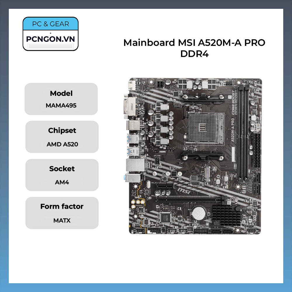 Mainboard Msi A520m-a Pro Ddr4