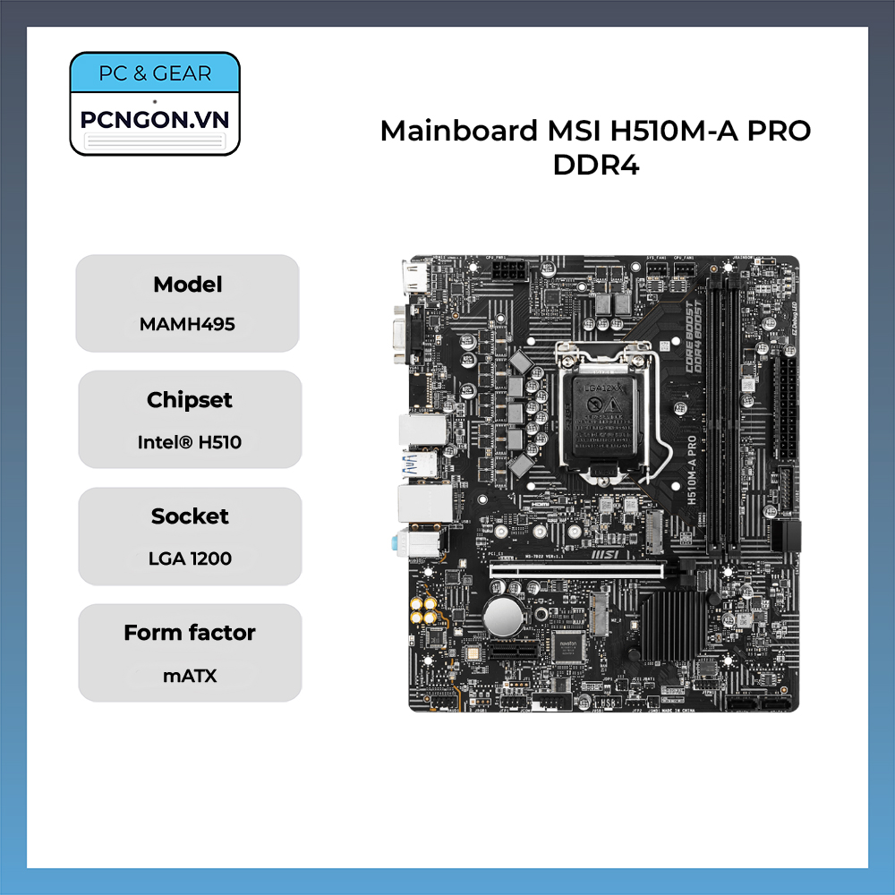 Mainboard Msi H510m-a Pro Ddr4