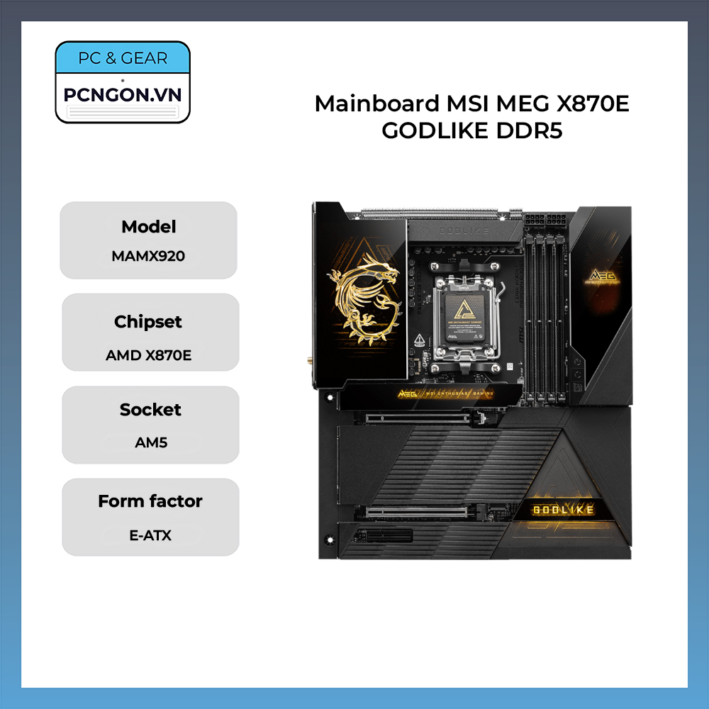 Mainboard Msi Meg X870e Godlike Ddr5