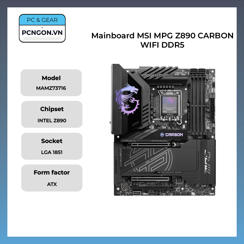 Mainboard Msi Mpg Z890 Carbon Wifi Ddr5