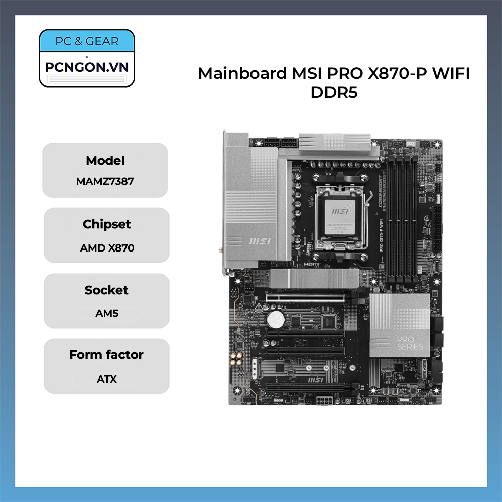 Mainboard Msi Pro X870-p Wifi Ddr5