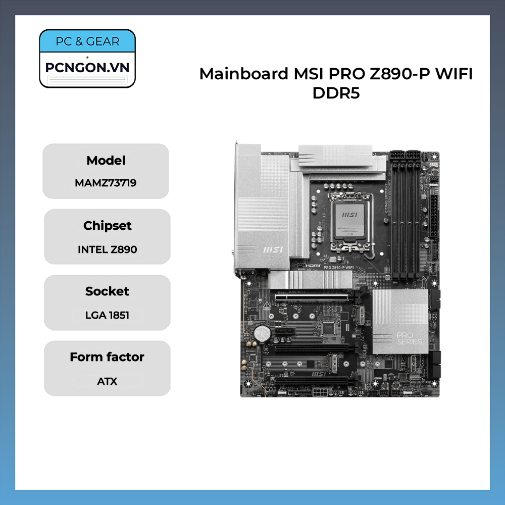 Mainboard Msi Pro Z890-p Wifi Ddr5