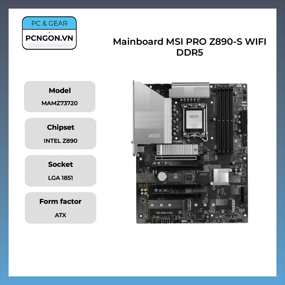Mainboard Msi Pro Z890-s Wifi Ddr5