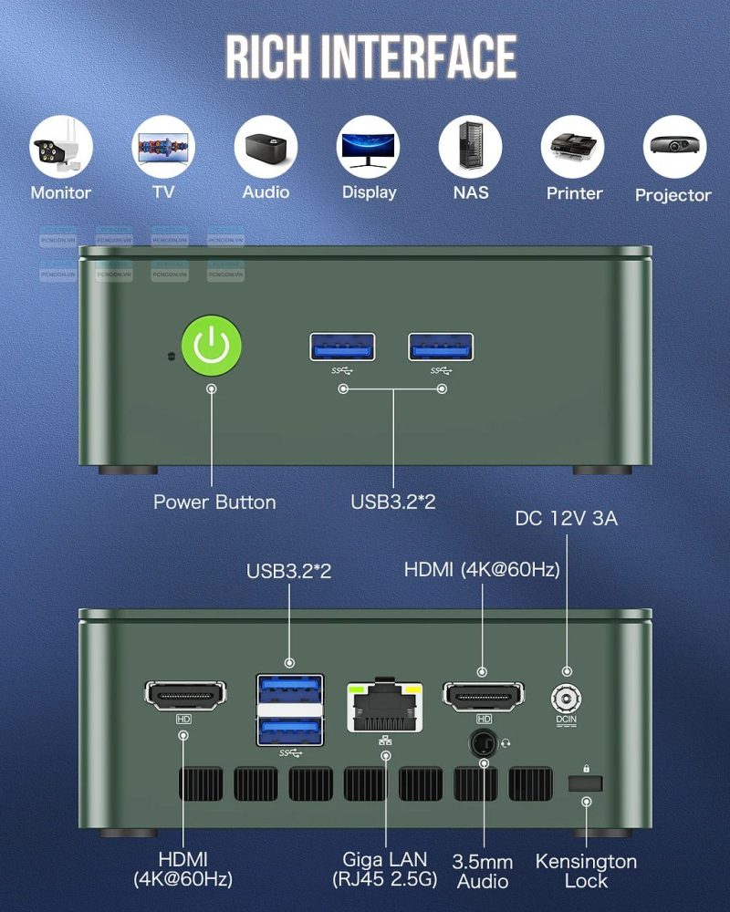 Máy Tính Mini Pc Gmktec G3 Plus Intel Twin Lake N150 3