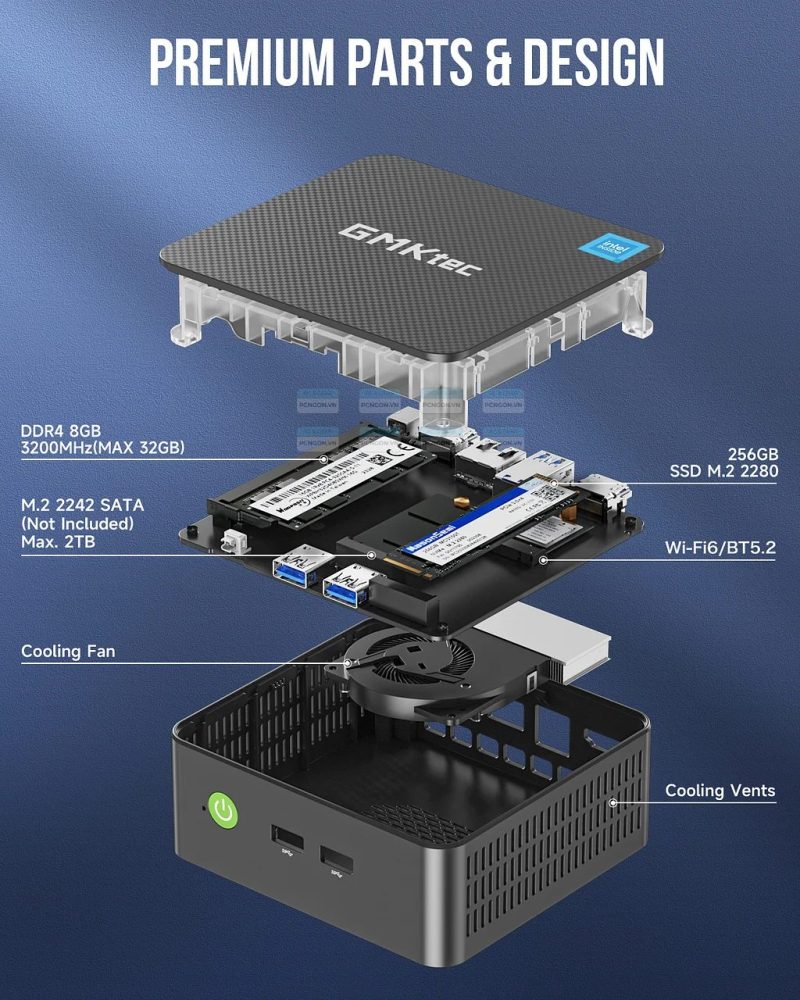 Máy Tính Mini Pc Gmktec G3 Plus Intel Twin Lake N150 8