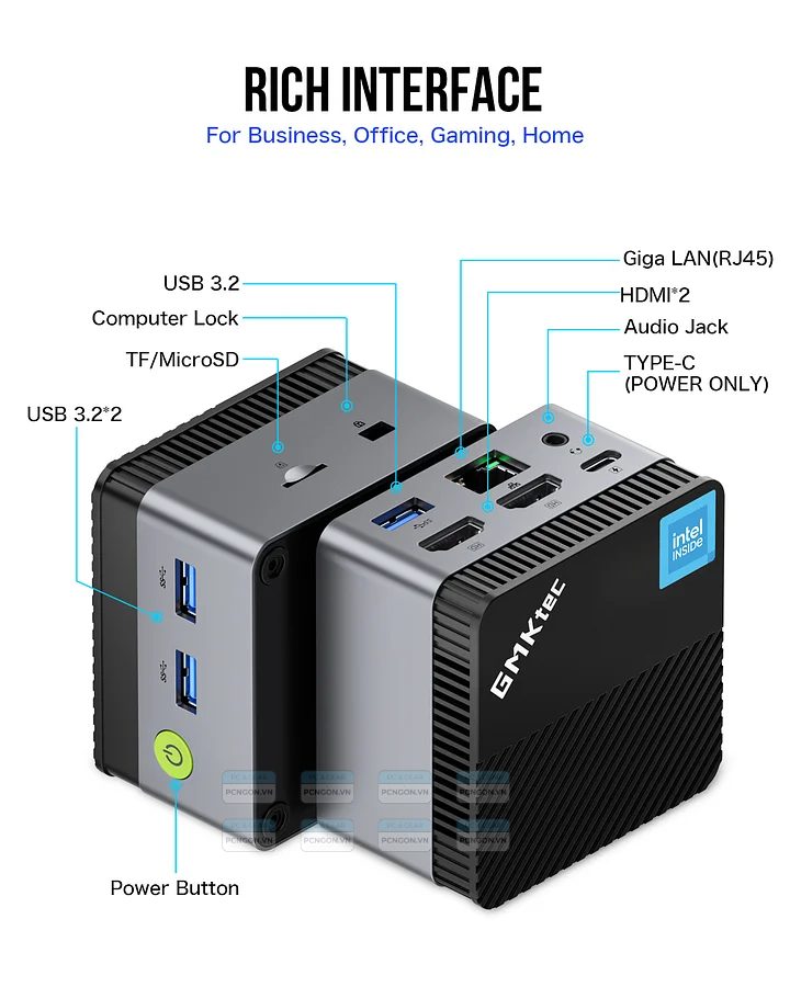 Máy Tính Mini Pc Gmktec G5 Intel N97 2