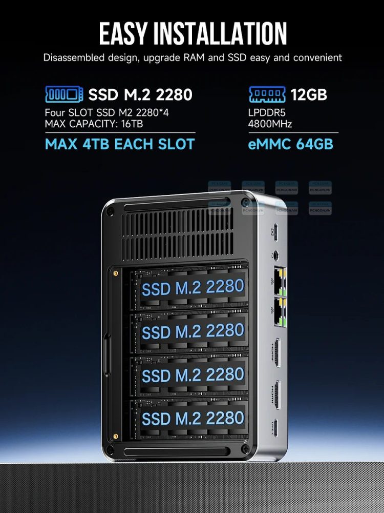 Máy Tính Mini Pc Gmktec G9 Nas Intel N150 11