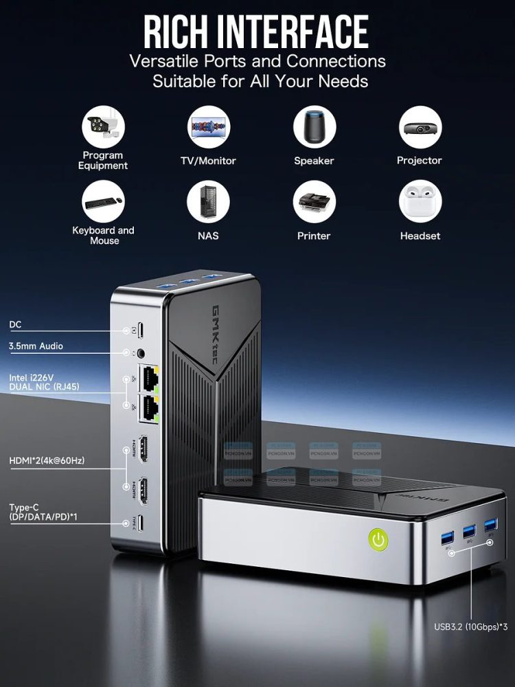 Máy Tính Mini Pc Gmktec G9 Nas Intel N150 5
