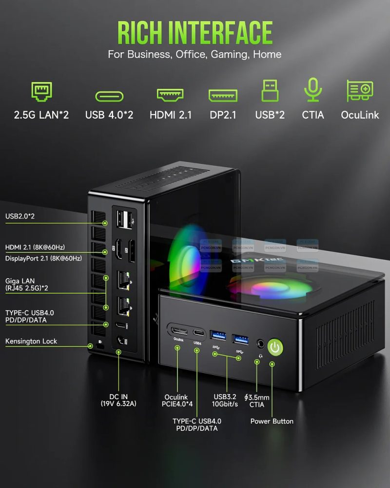 Máy Tính Mini Pc Gmktec K11 Amd Ryzen 9 8945hs 6