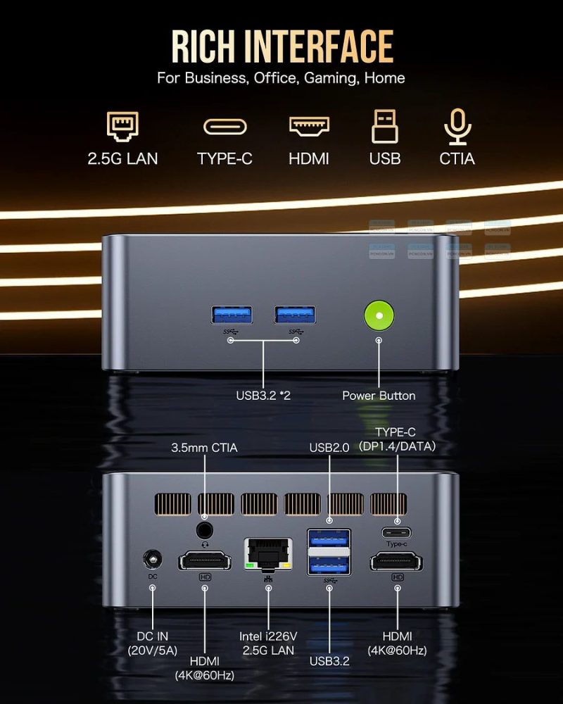 Máy Tính Mini Pc Gmktec M3 Plus Intel I9 12900hk 3