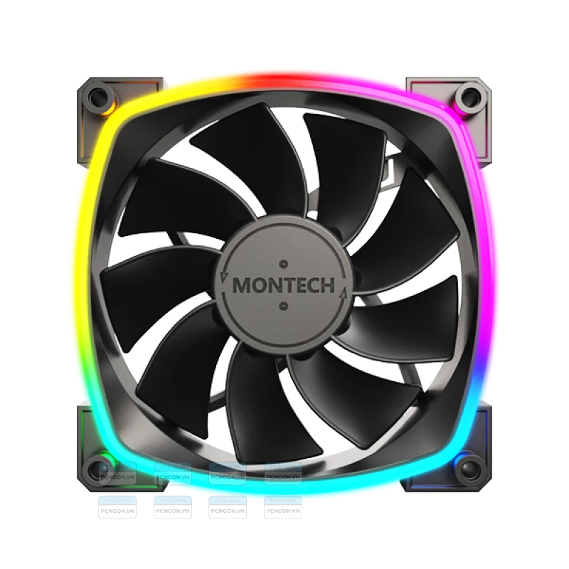 Quạt Tản Nhiệt Montech Rx 120 Pwm Black 1