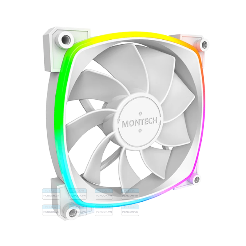 Quạt Tản Nhiệt Montech Rx 120 Pwm White 1