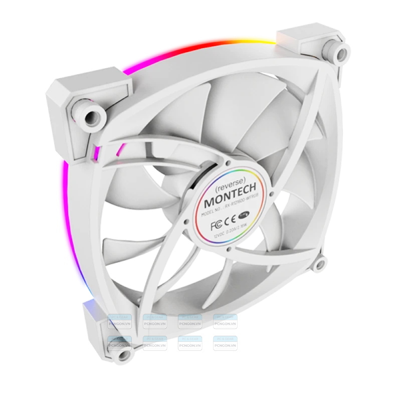 Quạt Tản Nhiệt Montech Rx 120 Pwm White 4