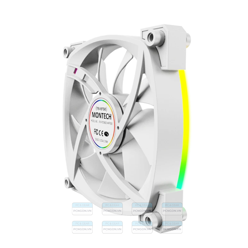 Quạt Tản Nhiệt Montech Rx 120 Pwm White 7