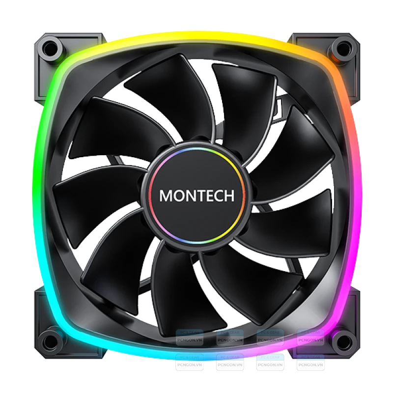 Quạt Tản Nhiệt Montech Rx 140 Pwm Black 1
