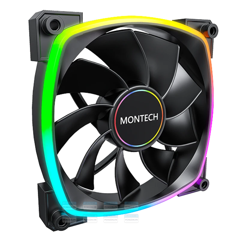 Quạt Tản Nhiệt Montech Rx 140 Pwm Black 4
