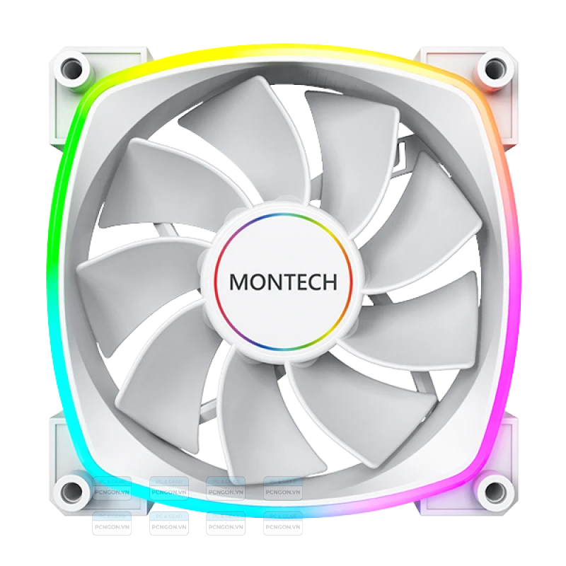 Quạt Tản Nhiệt Montech Rx 140 Pwm White 2