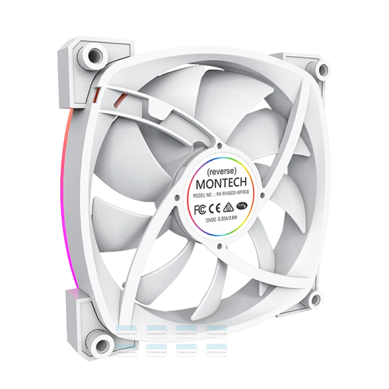 Quạt Tản Nhiệt Montech Rx 140 Pwm White 4
