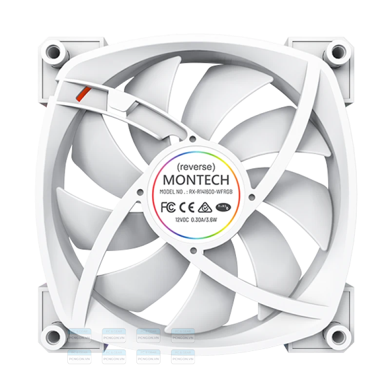 Quạt Tản Nhiệt Montech Rx 140 Pwm White 5