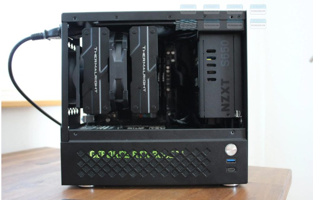 Vỏ Case Máy Tính Mini Itx Alla Ss30 Đen 10