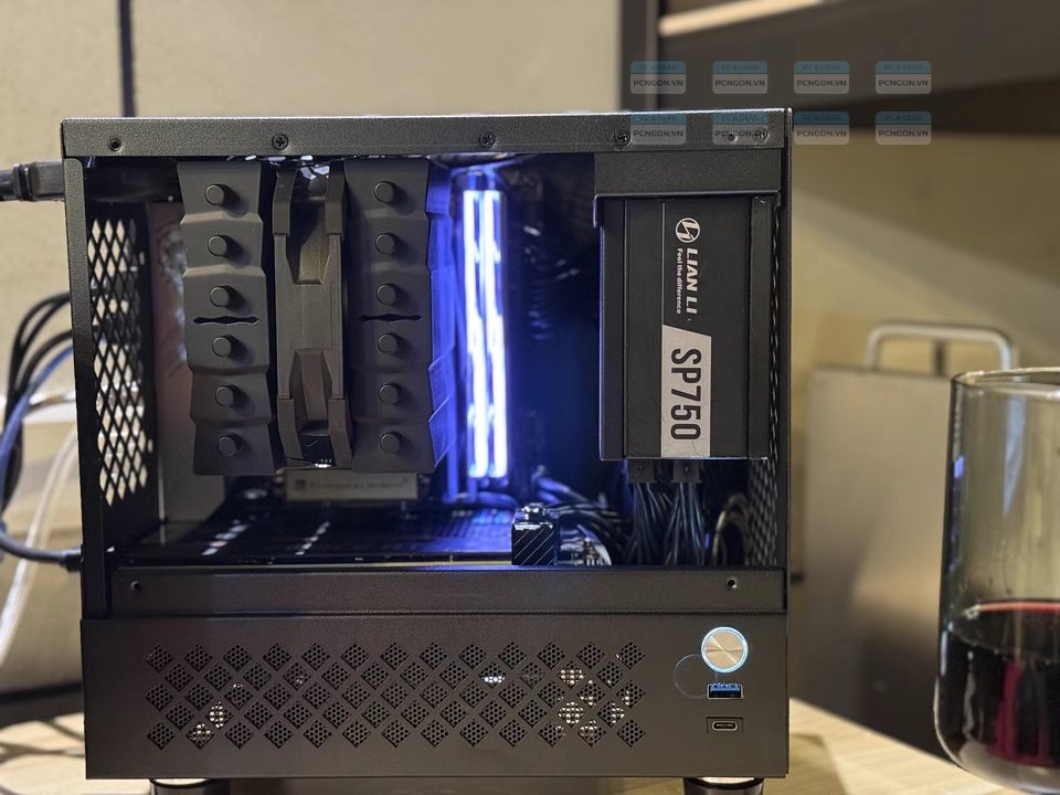 Vỏ Case Máy Tính Mini Itx Alla Ss30 Đen 5