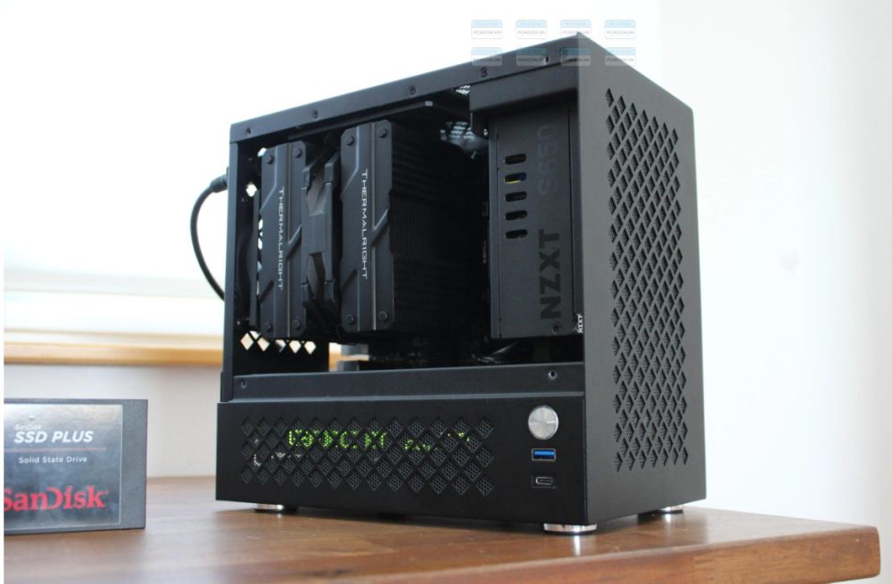 Vỏ Case Máy Tính Mini Itx Alla Ss30 Đen 9