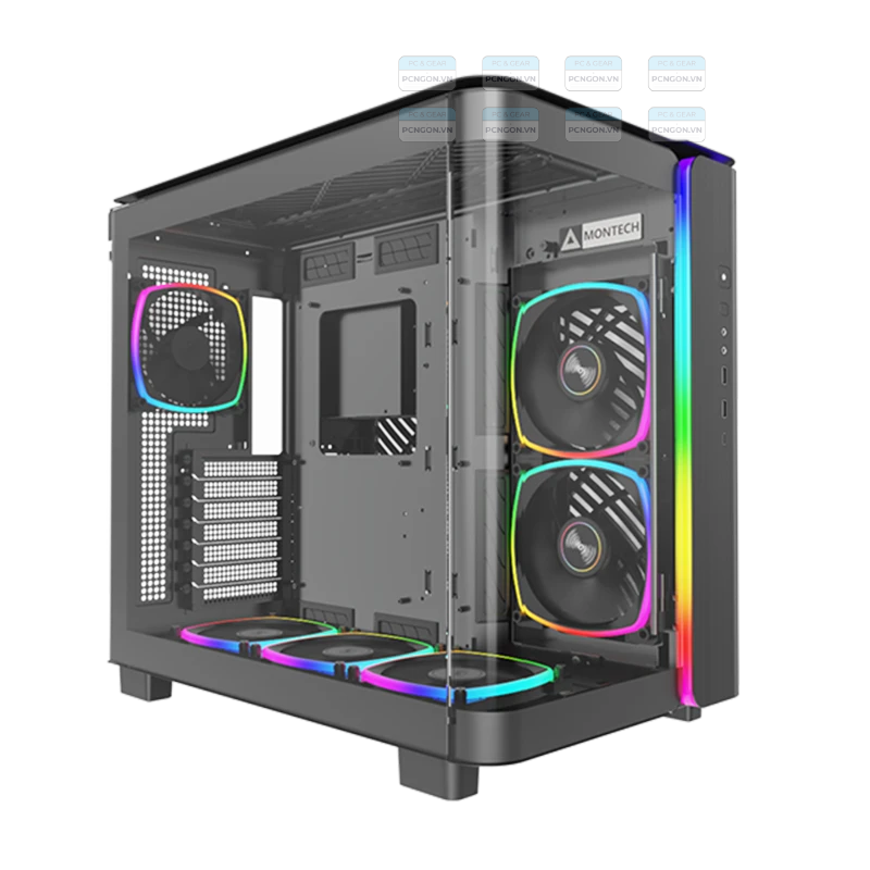 Vỏ Case Máy Tính Montech King 95 Pro (black White Red Blue) 1