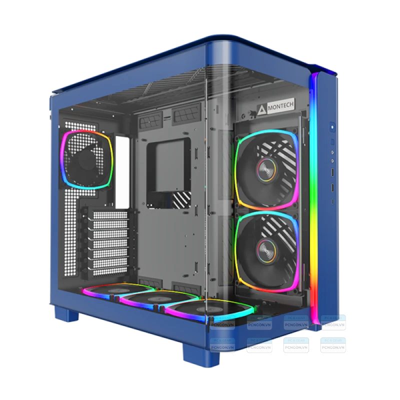 Vỏ Case Máy Tính Montech King 95 Pro (black White Red Blue) 3
