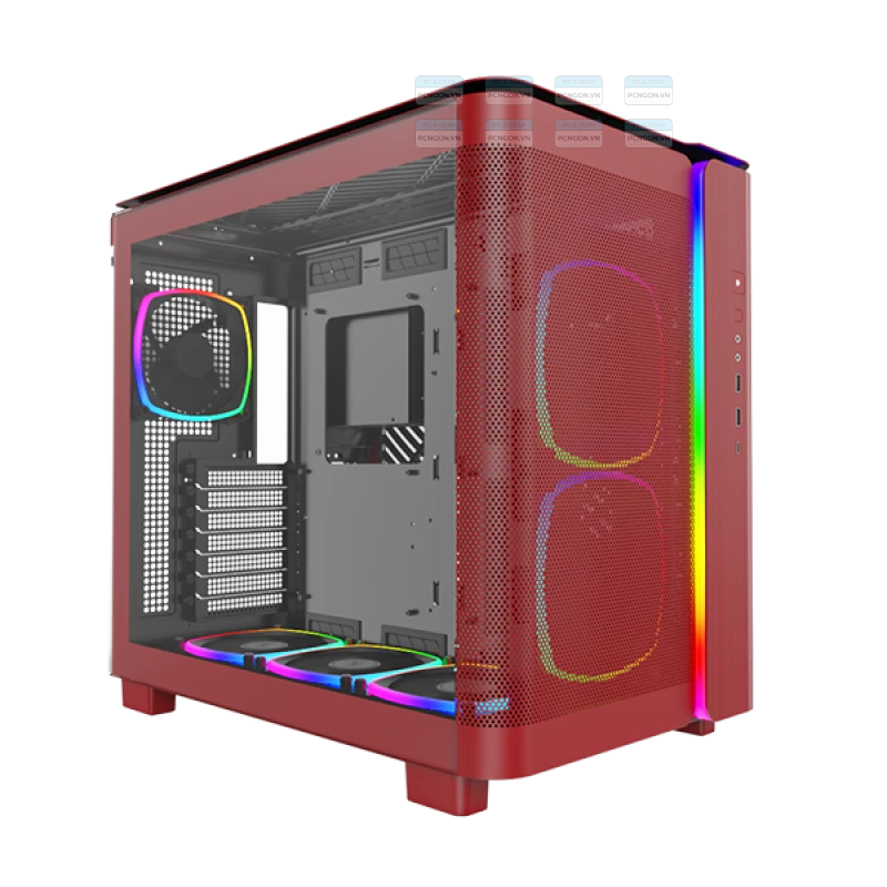 Vỏ Case Máy Tính Montech King 95 Pro (black White Red Blue) 4