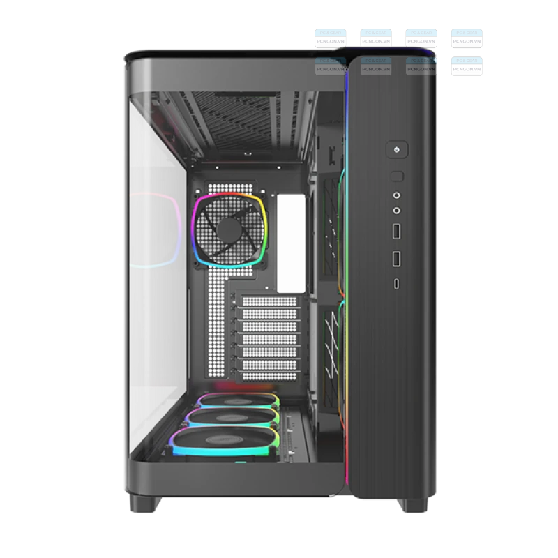 Vỏ Case Máy Tính Montech King 95 Pro (black White Red Blue) 5