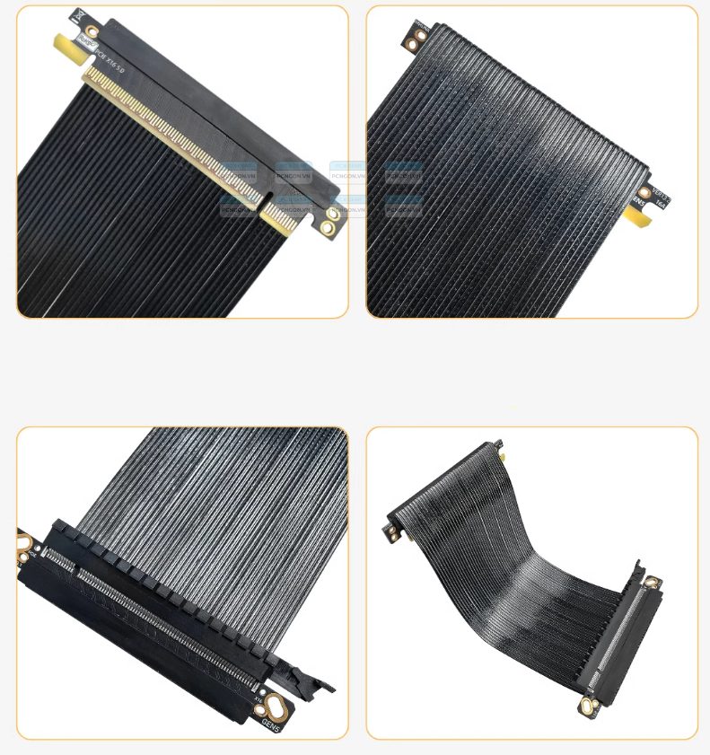 Cáp Riser 5.0 Jhh-link Pcie 5.0 Dài 20cm 3