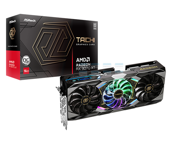 Card Màn Hình Asrock Taichi Amd Rx 9070 Xt Taichi 16gb Oc 1