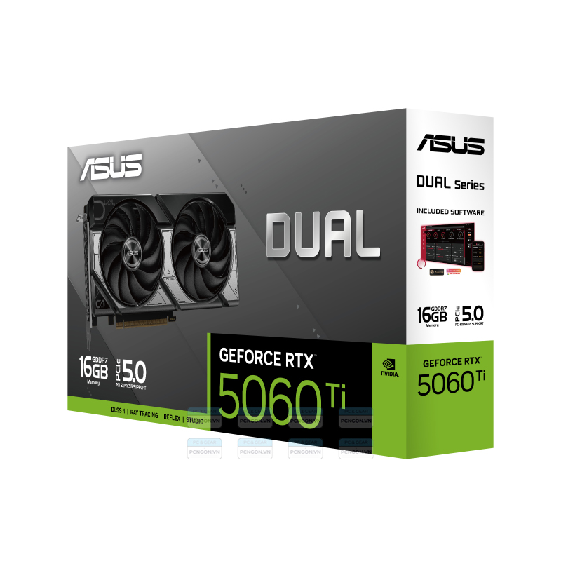 Card Màn Hình Asus Dual Geforce Rtx 5060 Ti 16gb Gddr7 6