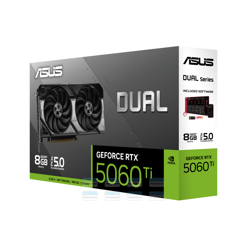 Card Màn Hình Asus Dual Geforce Rtx 5060 Ti 8gb Gddr7 6
