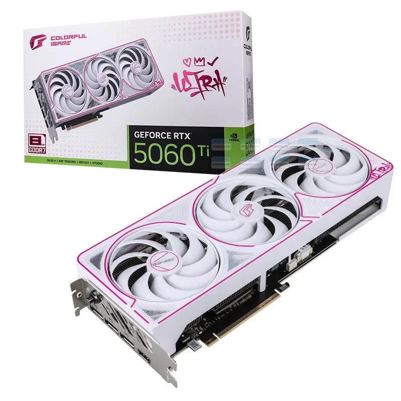 Card Màn Hình Colorful Igame Geforce Rtx 5060 Ti Ultra W Oc 8gb-v 3