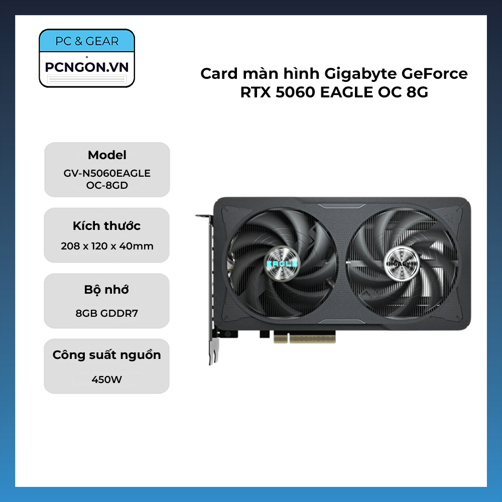 Card Màn Hình Gigabyte Geforce Rtx 5060 Eagle Oc 8g
