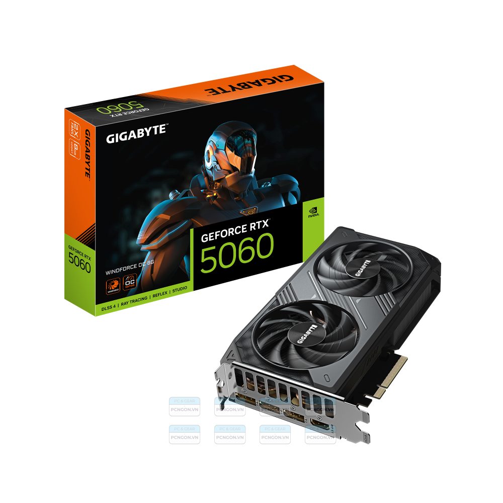 Card Màn Hình Gigabyte Geforce Rtx 5060 Windforce Oc 8g 1