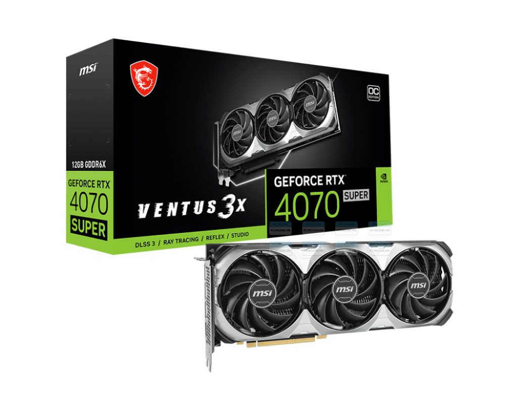 Card Màn Hình Msi Rtx 4070 Super 12g Ventus 3x Oc 1