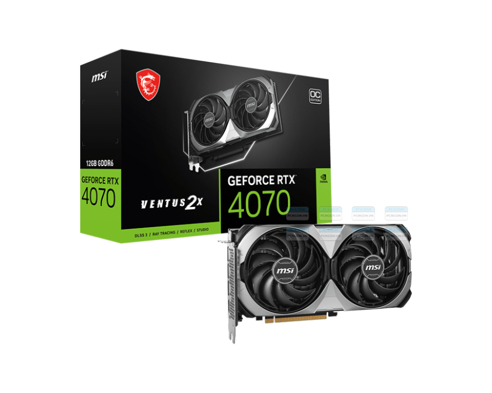 Card Màn Hình Msi Rtx 4070 Ventus 2x E1 12g Oc 1