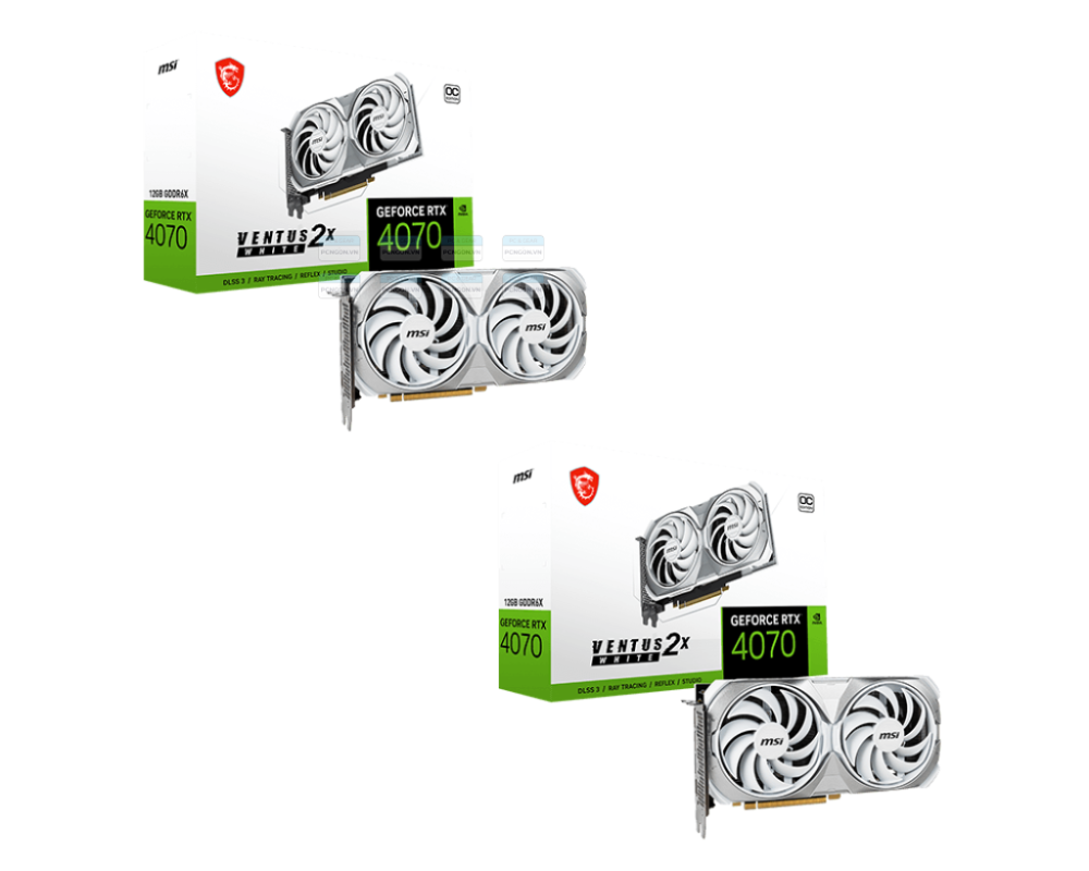 Card Màn Hình Msi Rtx 4070 Ventus 2x White 12g Oc 1