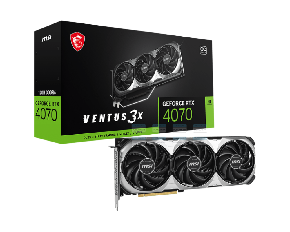 Card Màn Hình Msi Rtx 4070 Ventus 3x E1 12g Oc 1