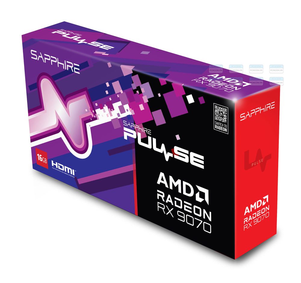 Card Màn Hình Sapphire Pulse Amd Rx 9070 Gaming 16gb 6