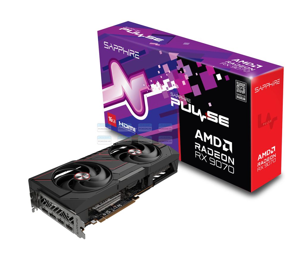 Card Màn Hình Sapphire Pulse Amd Rx 9070 Gaming 16gb 7