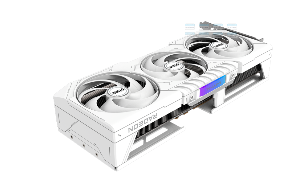 Card Màn Hình Sapphire Pure Amd Rx 9070 Gaming Oc 16gb 3