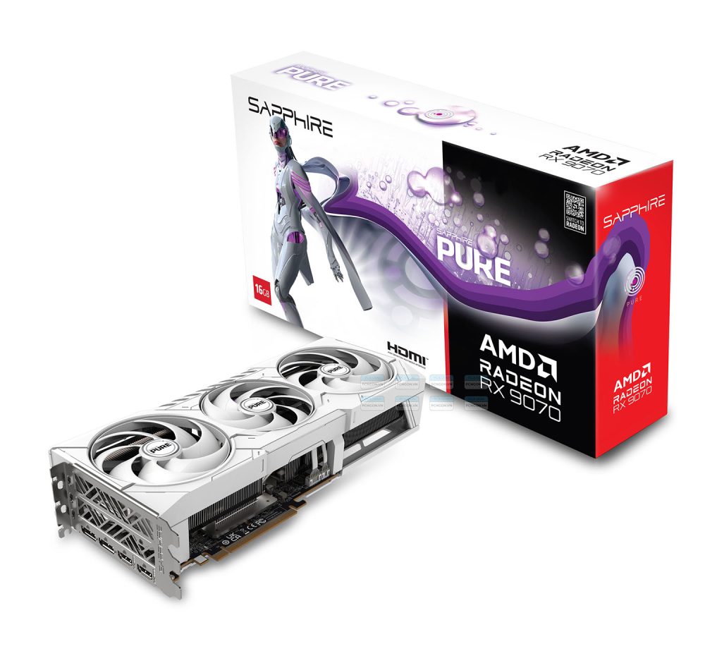 Card Màn Hình Sapphire Pure Amd Rx 9070 Gaming Oc 16gb 7