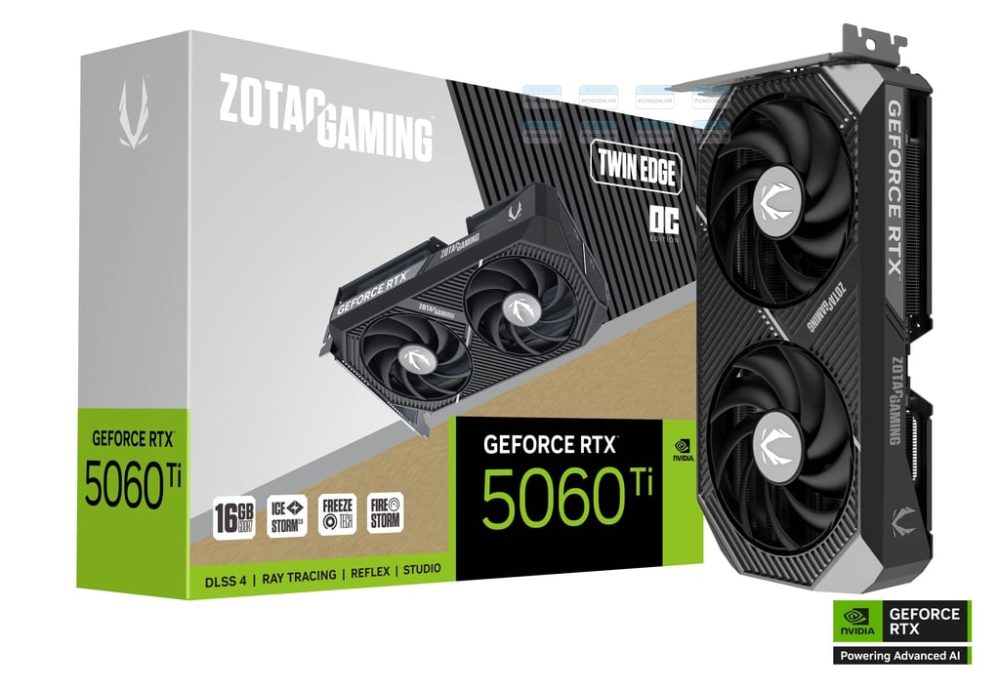 Card Màn Hình Zotac Gaming Geforce Rtx 5060 Ti 16gb Twin Edge Oc 1