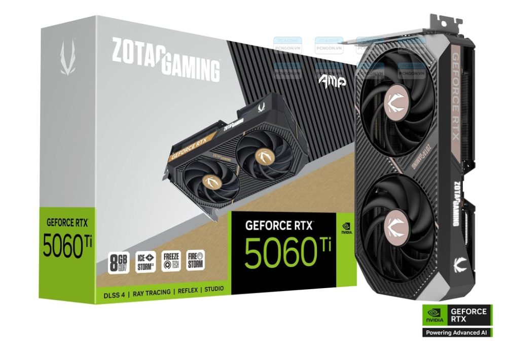 Card Màn Hình Zotac Gaming Geforce Rtx 5060 Ti 8gb Amp 1