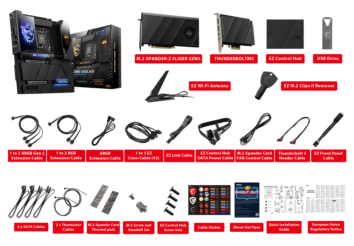 Mainboard Msi Meg Z890 Godlike Wifi Ddr5 6