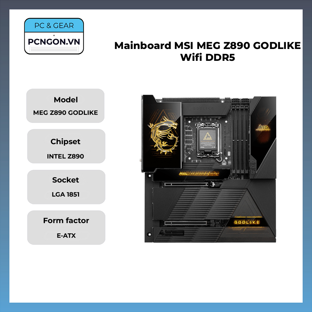 Mainboard Msi Meg Z890 Godlike Wifi Ddr5